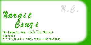margit csuzi business card